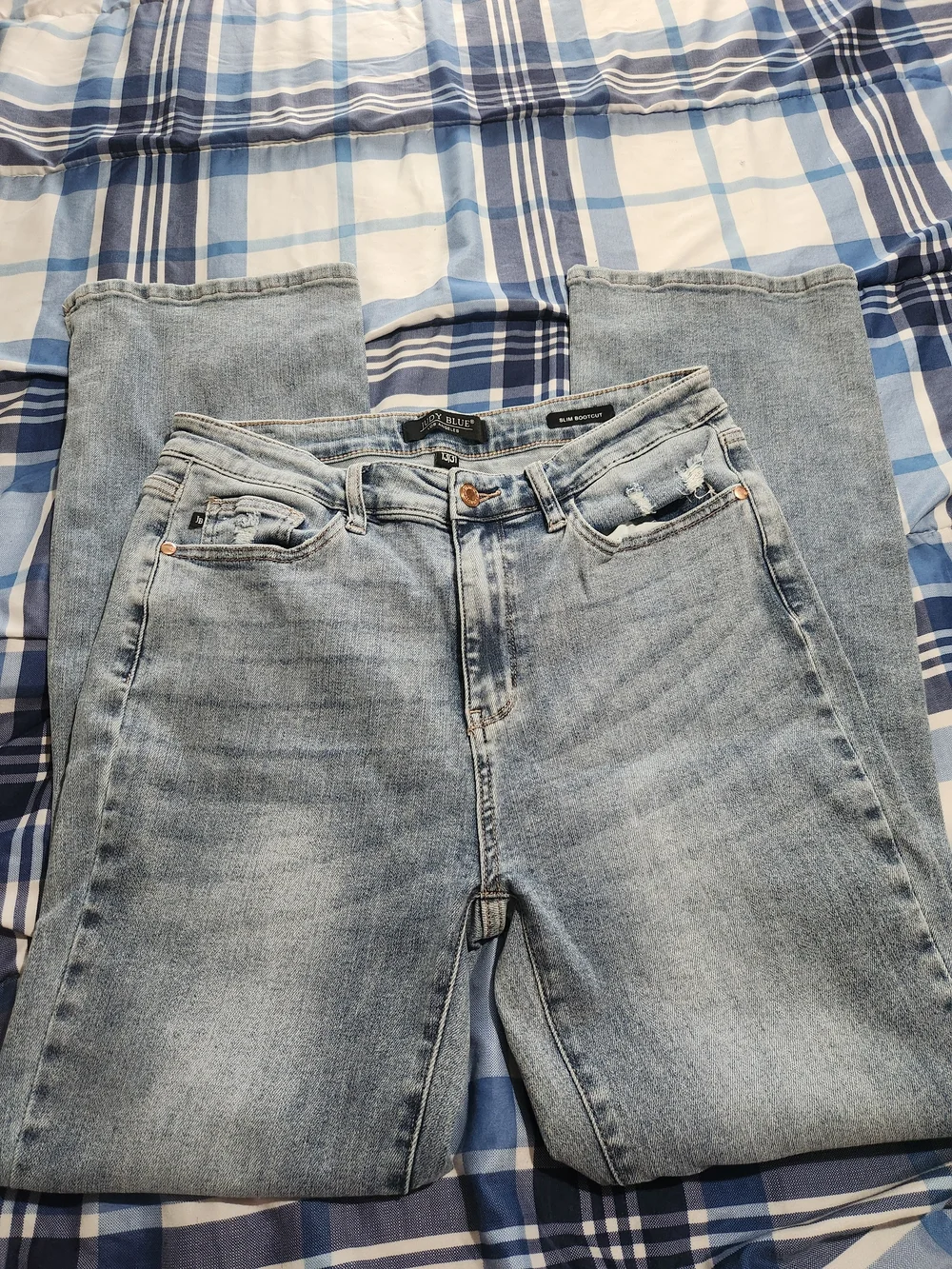 Judy Blue Slim Boothcut Light Blue  Jeans